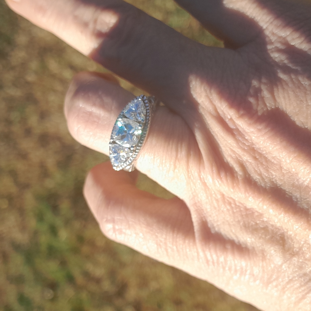 Moissanite Ring - image 2